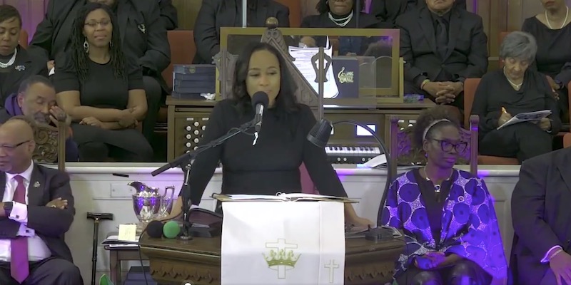 Fanni Willis Goes To Church… Ducks Accountability By Invoking Jesus & MLK (VIDEO)